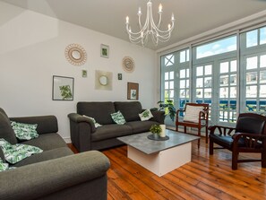 Living room - Niceapartment, 20m From the Beach at Quiberon (Quiberon)