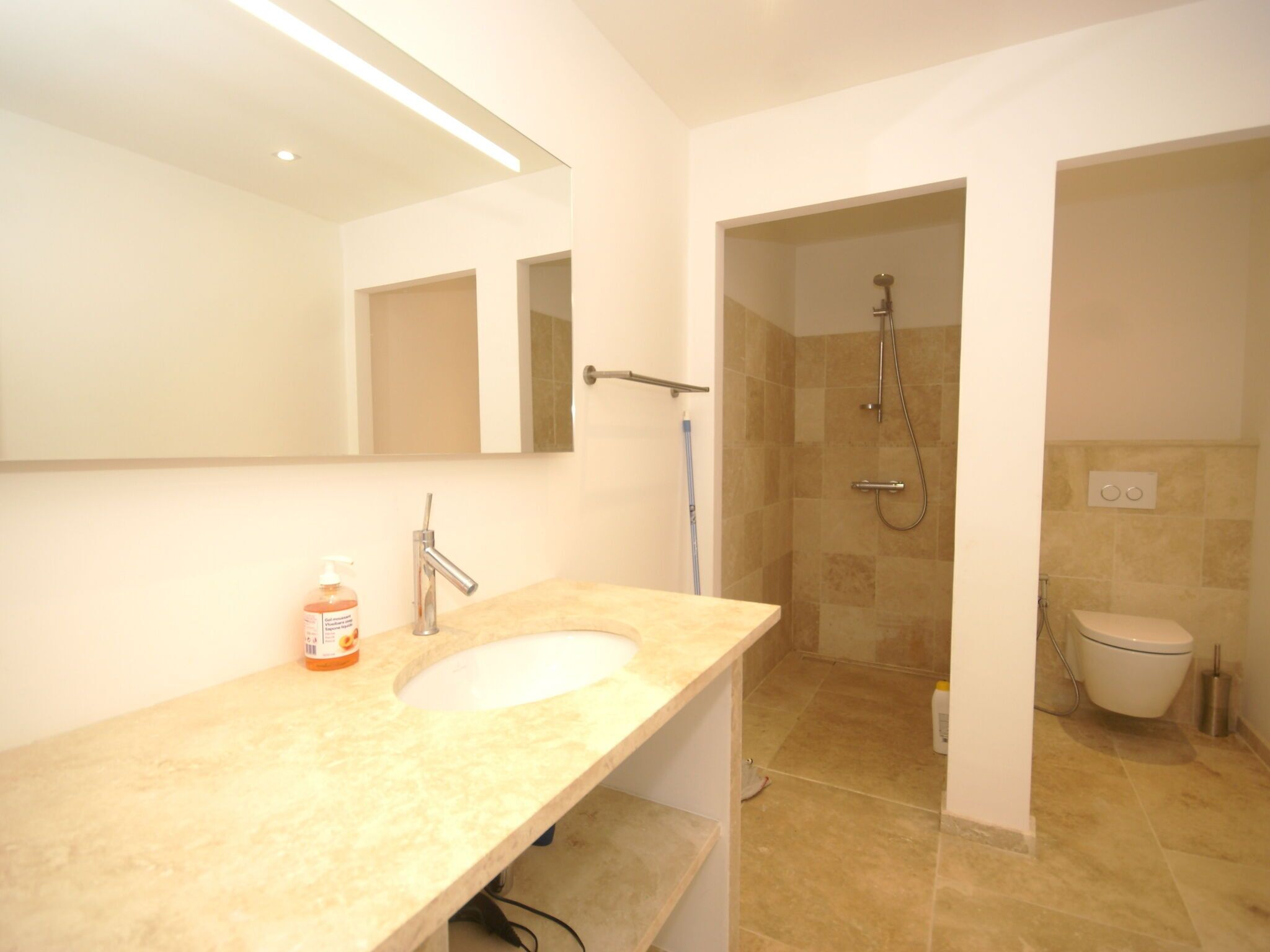 Shower, hair dryer