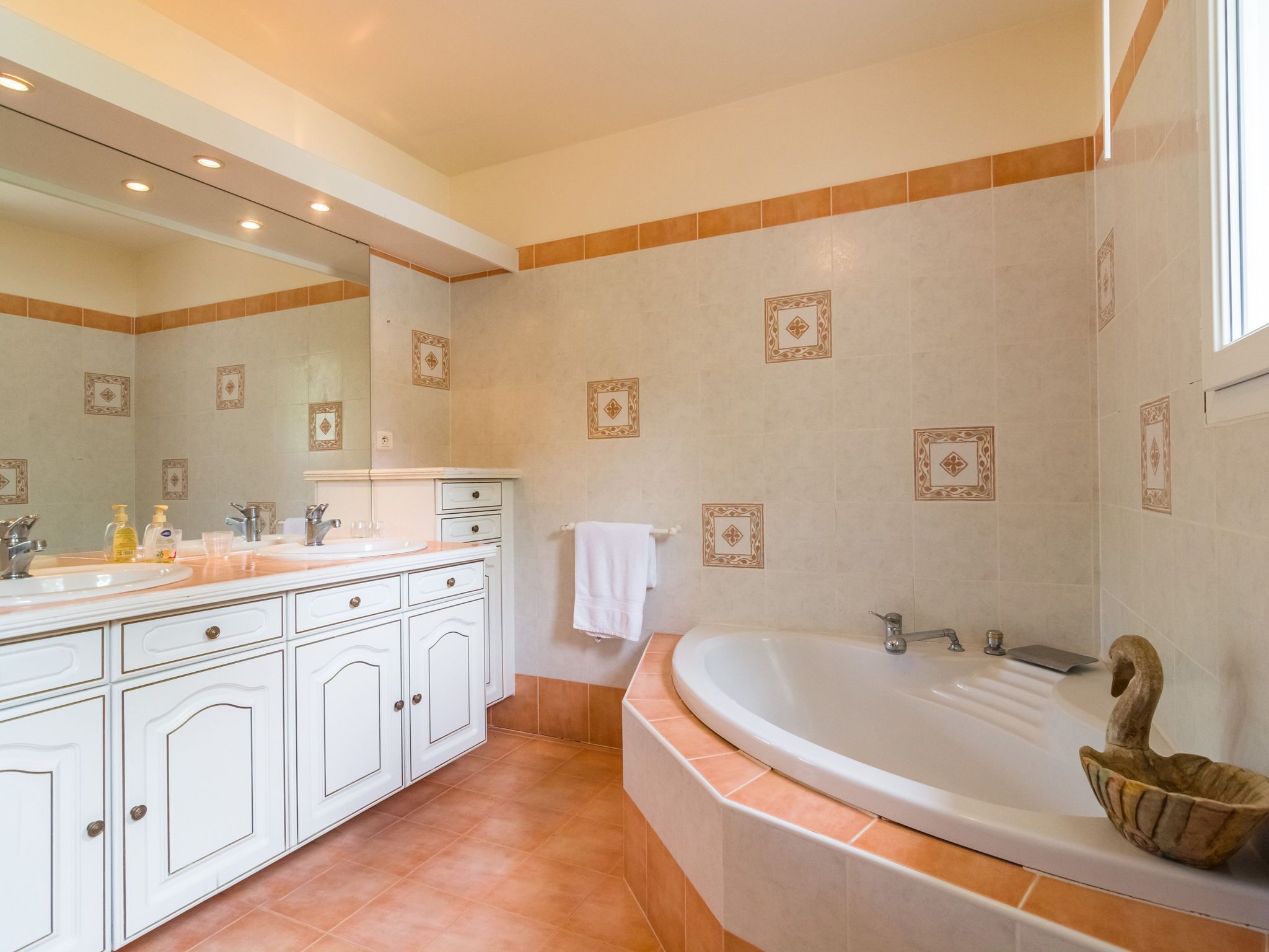 Combined shower/bathtub