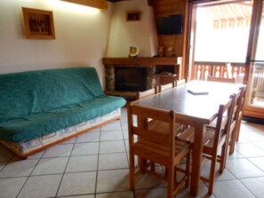 Fireplace - Fabulous Mountain View Chalet With Sauna in La Bresse (La Bresse)