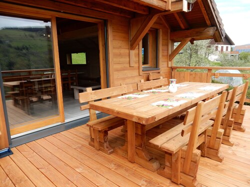 Beautiful Modern Chalet in La Bresse With Sauna and Extensive Views Over the Valley