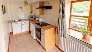 Fridge, microwave, oven, electric kettle - Alluring Holiday Home in Llandovery With Garden (Llandovery)