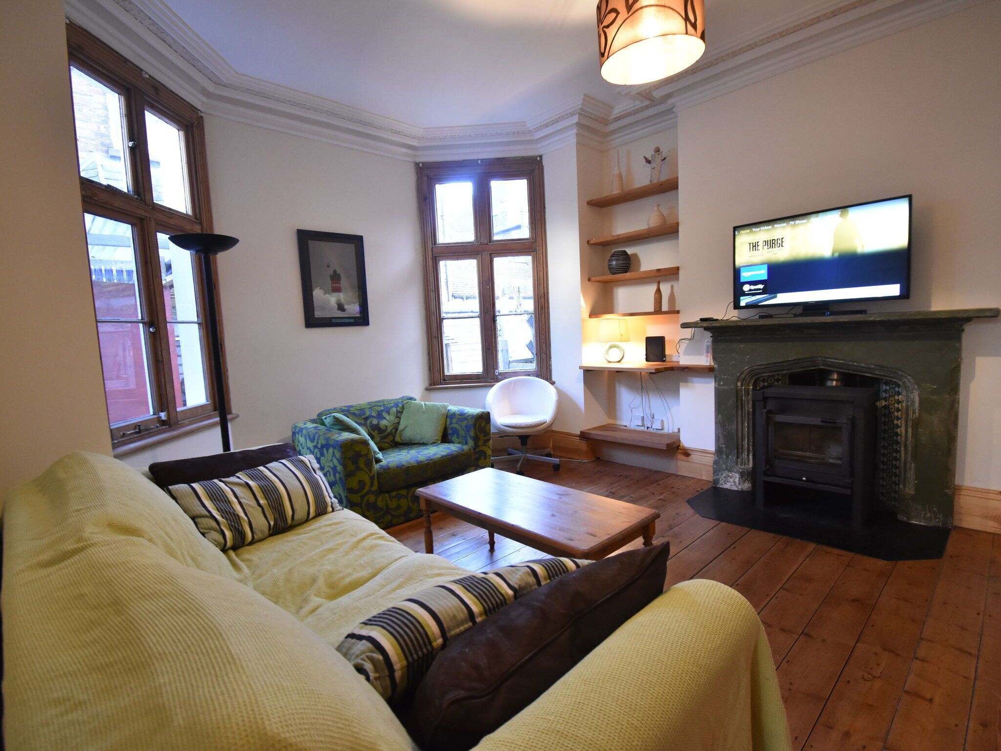 House | Living room | Fireplace