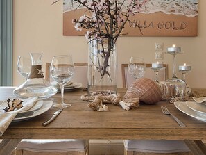 Villa | Dining - Luxurious Villa in Peloponnese With Pool (Ermionida)