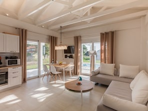 Living room - Modern Villa in Peloponnese With Swimming Pool (Ilida)