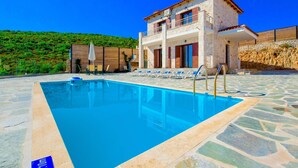 Exterior - Beautiful Luxury Villa, Private Pool, Panoramic View on Ionian Sea, Zakynthos (Zakynthos)