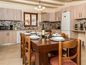 Dining - Beautiful Luxury Villa, Private Pool, Panoramic View of Ionian Sea, Zakynthos (Zakynthos)