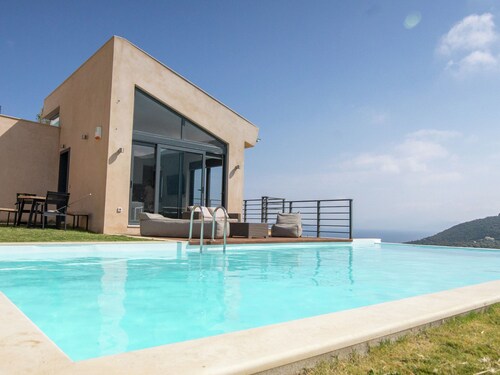 Villa in Sivota With Sea View & Pool