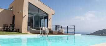 Villa in Sivota With Sea View & Pool