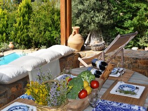 Balcony - Spacious Holiday Home near Sea in Nerotrivia (Dirfys-Messapia)