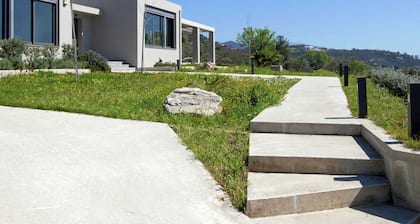 Modern Villa in Nea Agchialos With Garden and Barbecue