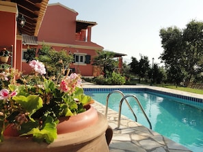 Indoor pool, outdoor pool - Nice House With Pool Near 2 Lakes (Corfu)