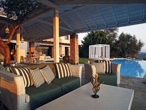 Balcony - Splendid Villa in Viros Greece With Private Pool (Corfu)