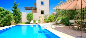 Villa With Private Pool and Beautiful sea View on Lybian Sea, SW Coast of Crete