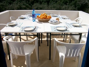 Villa | Balcony - Maisonette in Villa in Beautiful Agia Fotia Bay, SE Coast Crete, Near the sea (Ierapetra)