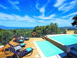 Indoor pool, outdoor pool - Nice Holiday Home with Heated Swimming Pool & Sea View near Kavros (Apokoronas)