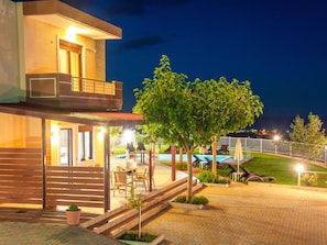 Villa | Exterior - 3 Villas Next to Each Other with Pool & Sea View (Apokoronas)