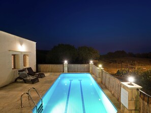 Pool - Villa with Private Swimming Pool near Gerani Sea Beach (Rethymno)