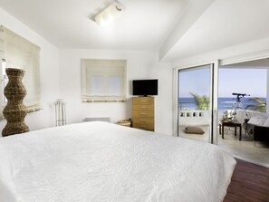 Villa | 4 bedrooms, individually furnished, iron/ironing board, bed sheets - Villa on Island With Private Pool, Garde, Terrace, Parking (Rhodes)