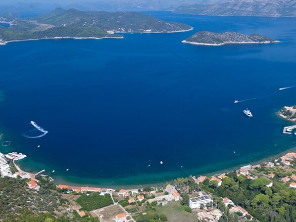 Beach - Spacious Villa in Lopud With Private Terrace (Dubrovnik)