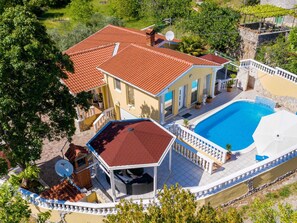 Villa | Pool | Indoor pool, outdoor pool - Vintage Villa in Istria near Sea (Labin)