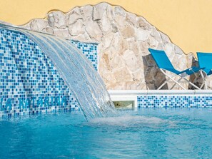 Villa | Pool | Indoor pool, outdoor pool - Vintage Villa in Istria near Sea (Labin)