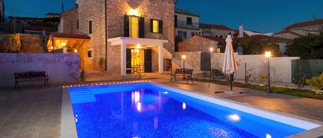Villa | Pool | Indoor pool, outdoor pool, sun loungers