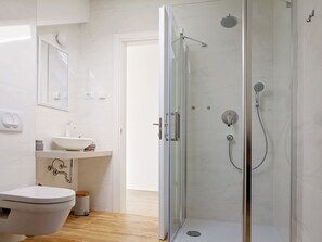 Villa | Bathroom | Hair dryer, towels