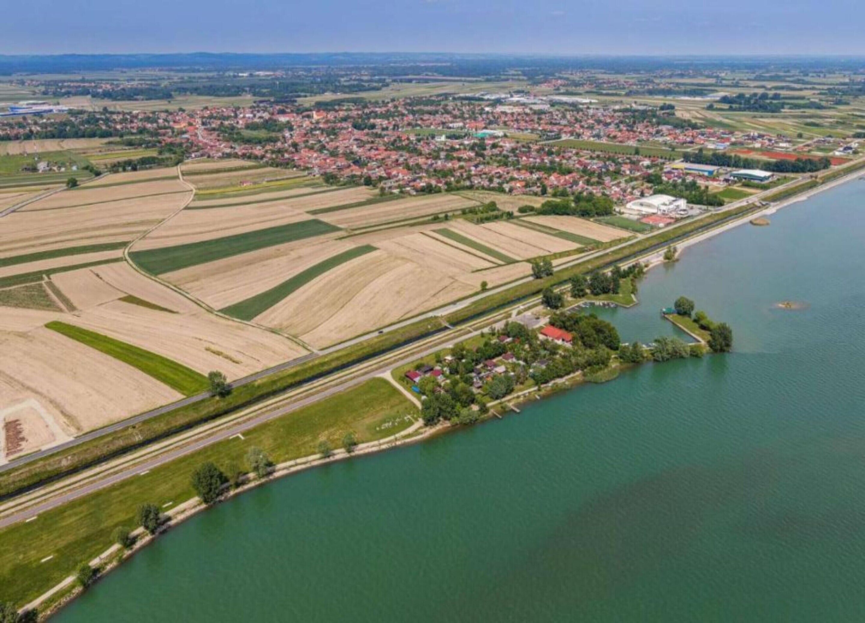 Blick von der Unterkunft