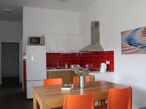 Apartment | Private kitchen - Comfortable Apartment With Roof Terrace and Sea View (Sali)