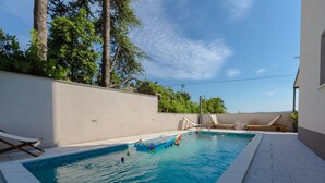 Indoor pool, outdoor pool - Modern Home With Private Pool and Terrace With sea View (Crikvenica)