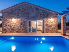 Villa | Pool | Indoor pool, outdoor pool - Modern Villa in Sukosan With Private Swimming Pool (Sukosan)