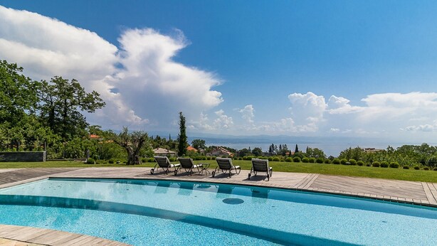 Pool - Exceptional Luxury Villa With Pool,wellness and Jaccuzzi. Sea View ! (Lovran)