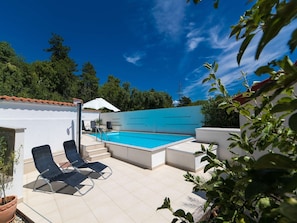 Indoor pool, outdoor pool