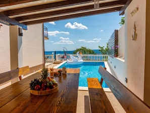 Indoor pool, outdoor pool