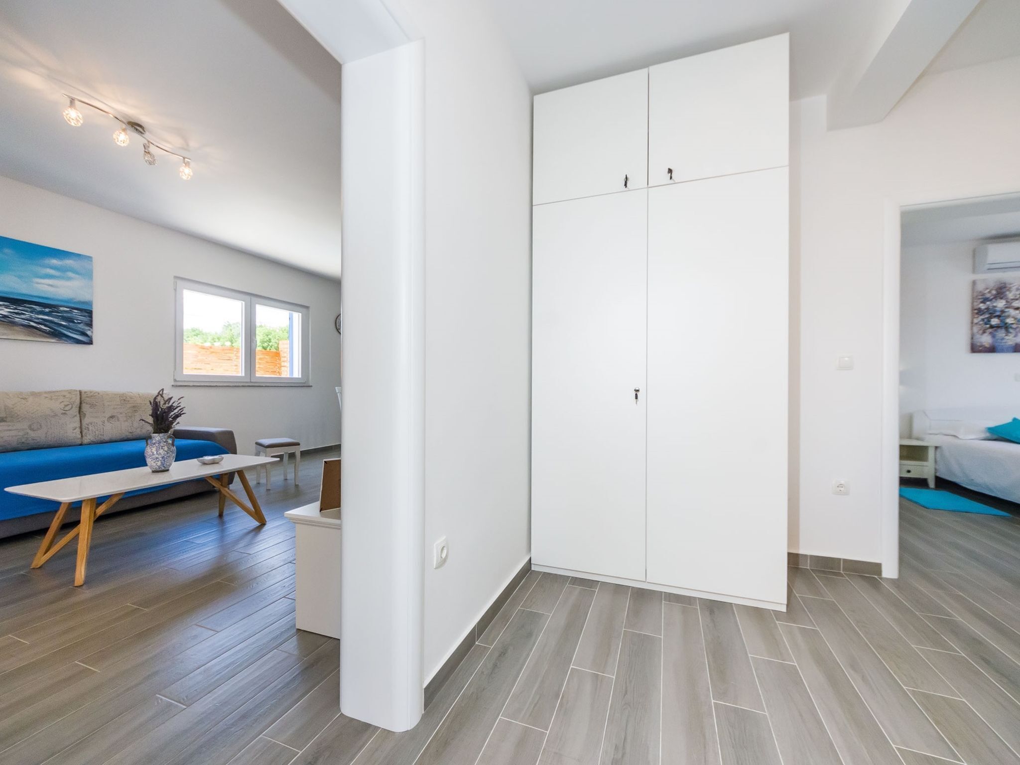 2 bedrooms, individually furnished
