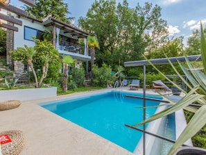 Exterior - Wonderful Home With Pool and Amazing sea View . Near the Beach ! (Crikvenica)