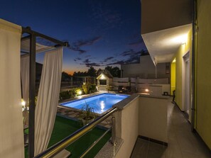 Balcony - Restful Villa in Brodarica With Sauna (Sibenik)