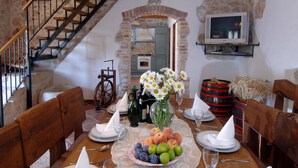Villa | Private kitchen | Coffee/tea maker, fridge, microwave, oven - Holiday Home Tamaris With Pool in a Village Near Visnjan (Visnjan)