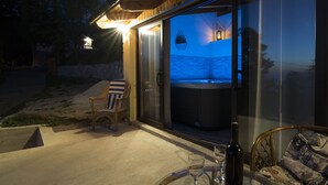 Balcony - Fantastic two Storey Holiday Home With Beautiful Garden, Amazing Panoramic View (Senj)