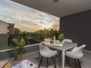Ferienhaus | Balkon