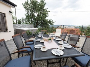 Balcony - Holiday House Amberg with Whirpool near Opatija (Kastav)