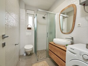 House | Bathroom | Shower, hair dryer