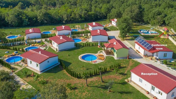 Unclassified image, 1 of 26, button - Holiday House With Private Pool for 4-6 Persons in the Holiday Park Jelovci (Tinjan)