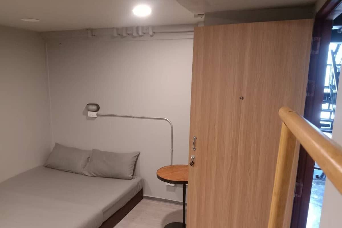 ห้องเบสิกดับเบิล | ห้องเก็บเสียง, Wi-Fi ฟรี, ผ้าปูที่นอน