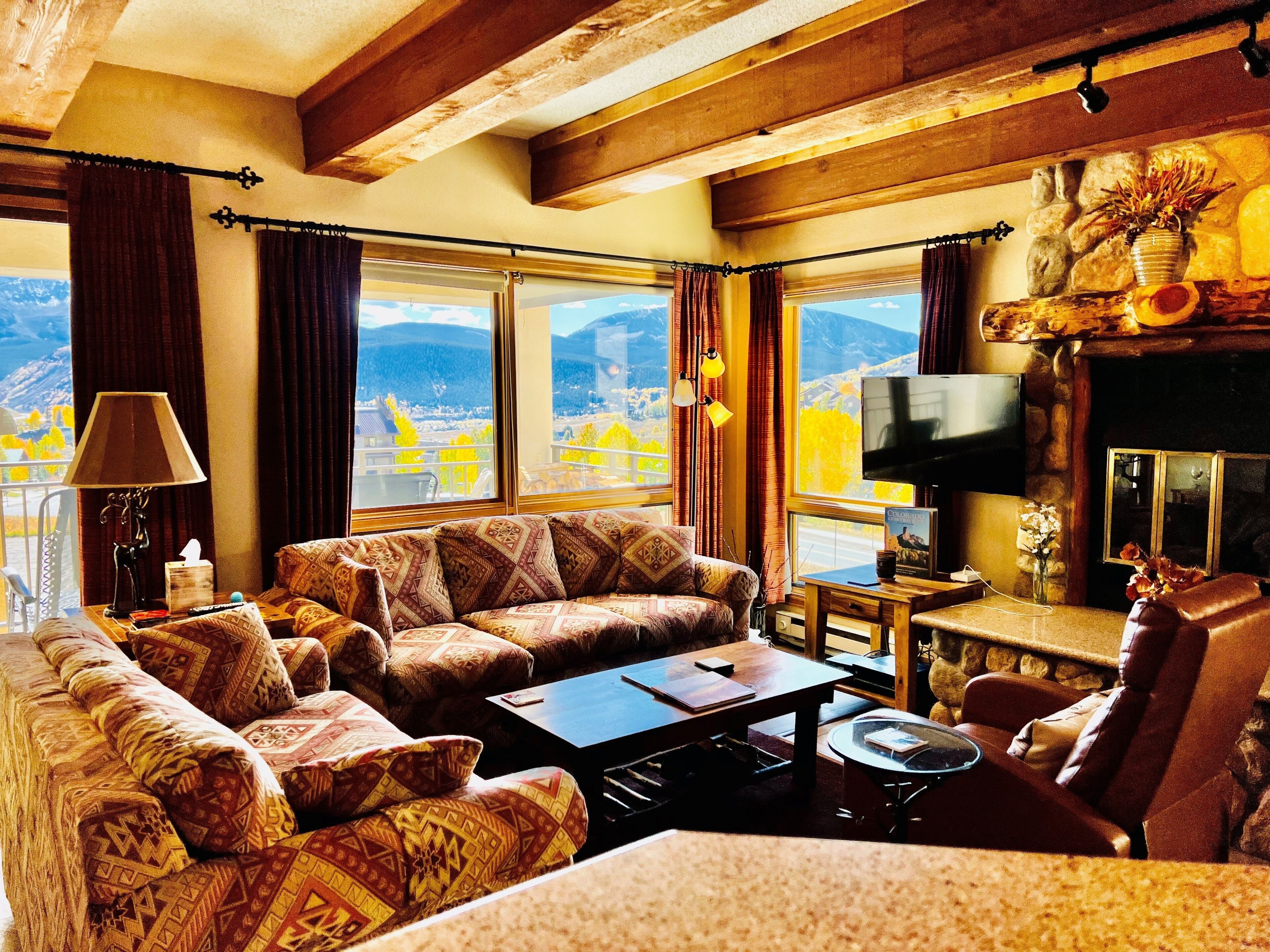 Spacious & Cozy Condo With Wood Fireplace - No Cleaning Fee! by RedAwning