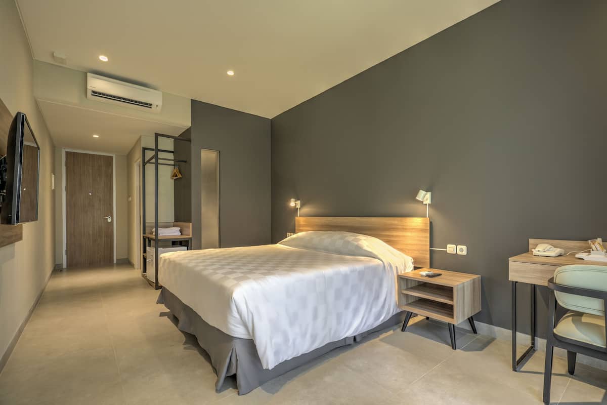 Habitación superior | Escritorio, espacio para trabajar con laptop y wifi gratis