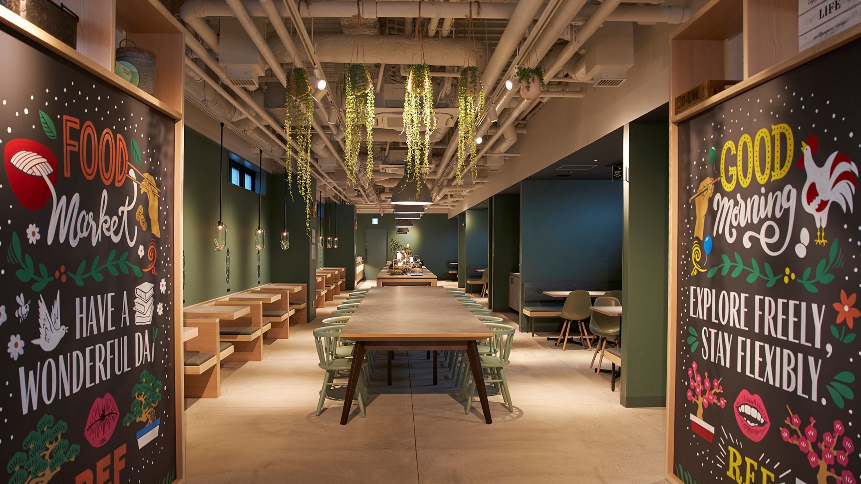 daily buffet breakfast for a fee