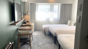 Superior Twin Room with sofa bed, Non Smoking | Desk, blackout drapes, free WiFi, bed sheets - REF Omiya by VESSEL HOTELS (Saitama)