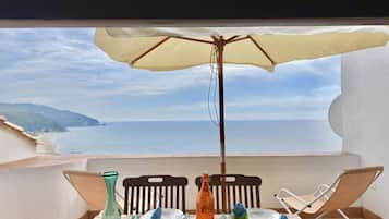 Apartment, 1 Bedroom, Terrace, Sea View | Balcony